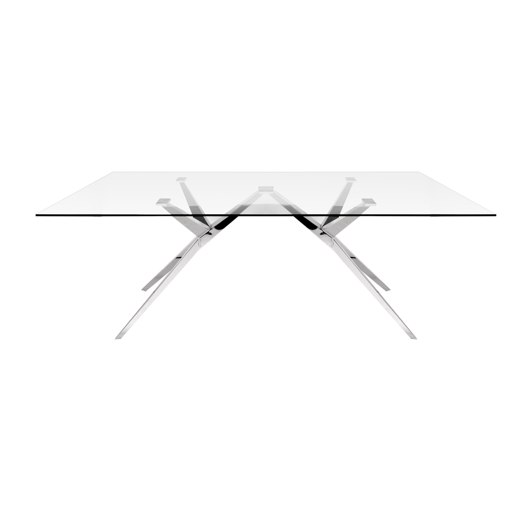 Lincoln Glass Dining Table Large Toronto Furniture Rental for Home